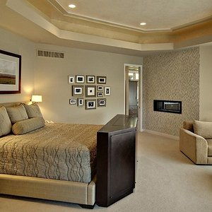 柔和的灯光与现代风格相融 海景房卧室室内装修效果图赏析