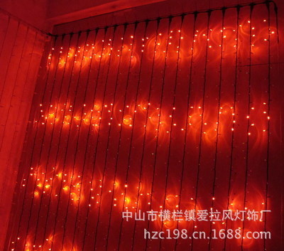 厂家生产主带可拆式防水LED瀑布灯 价格、图片与室内装饰应用